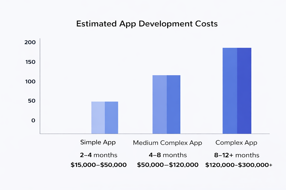 Average Cost of Mobile App Development in 2026