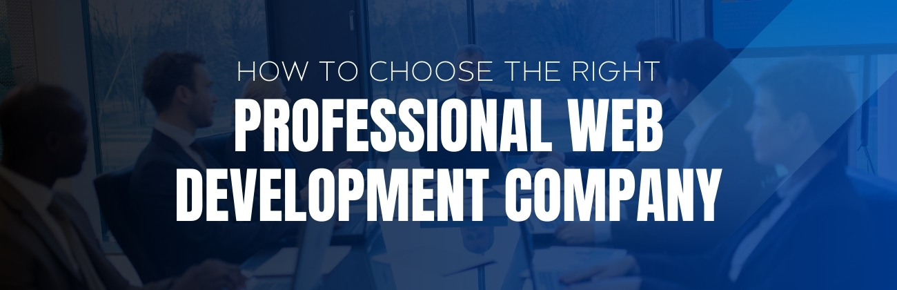 How to Choose the Right Professional Web Development Company